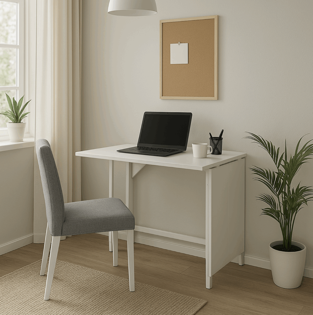 choisir bureau teletravail pliable ou installer