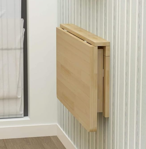 bureau pliable melisen position fermee