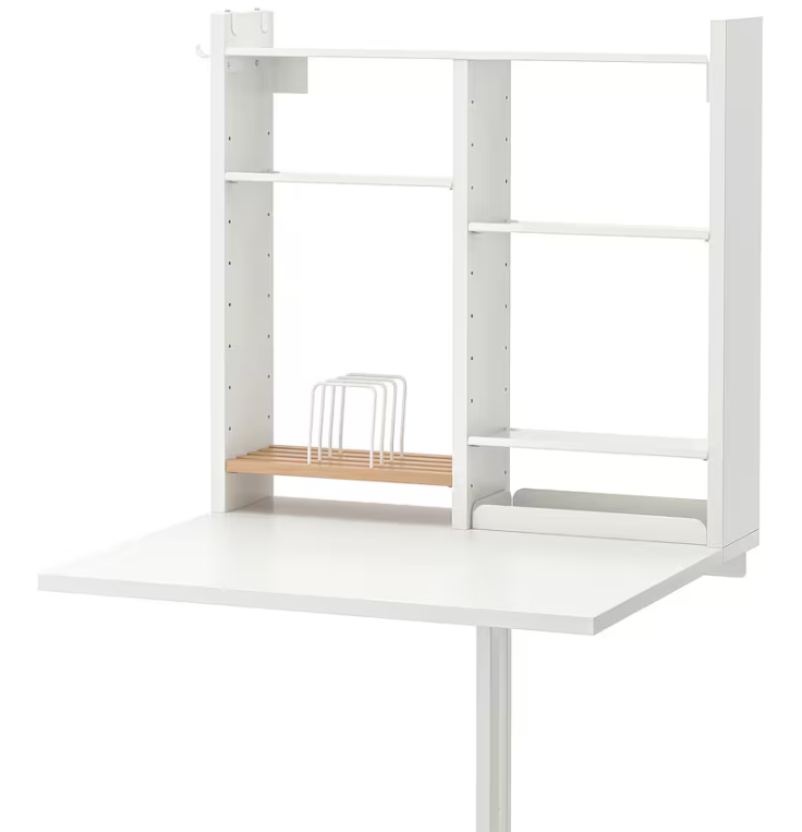 bureau pliable nerberg ikea position ouvert