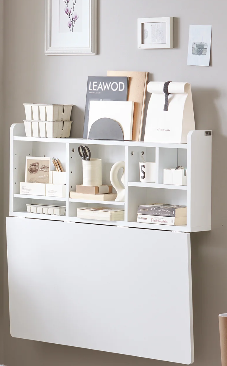 bureau pliable sobuy position fermee