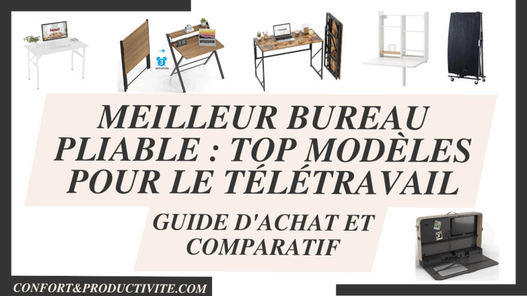 meilleurs bureaux pliables image principale