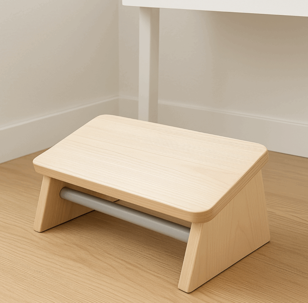 repose pied bureau diy scandinave