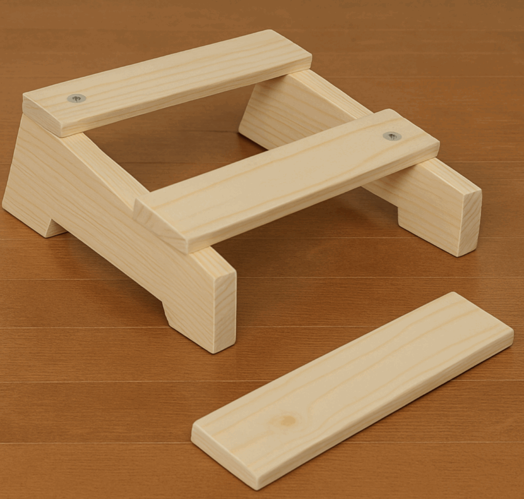 repose pied bureau diy tuto