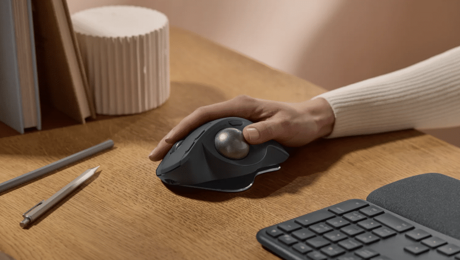 2 meilleures souris ergonomiques logitech mx ergo (trackball) logitechdotcom